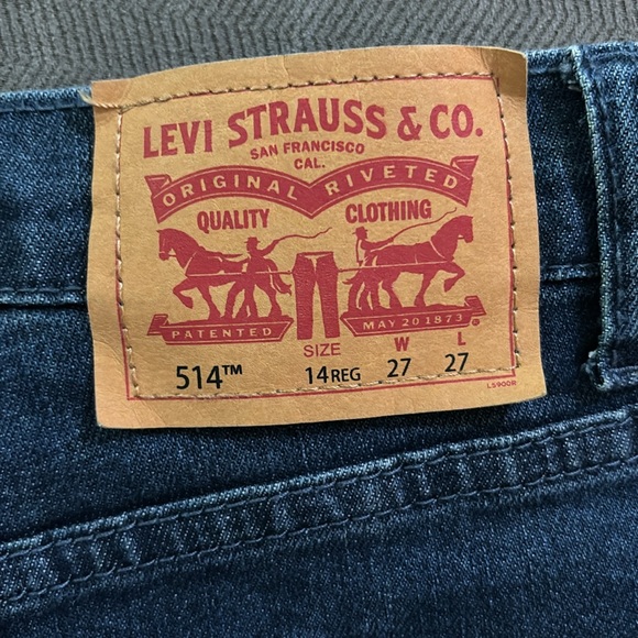 Super cute boys Levi Jeans like new, dark blue, great condition! - Picture 2 of 4